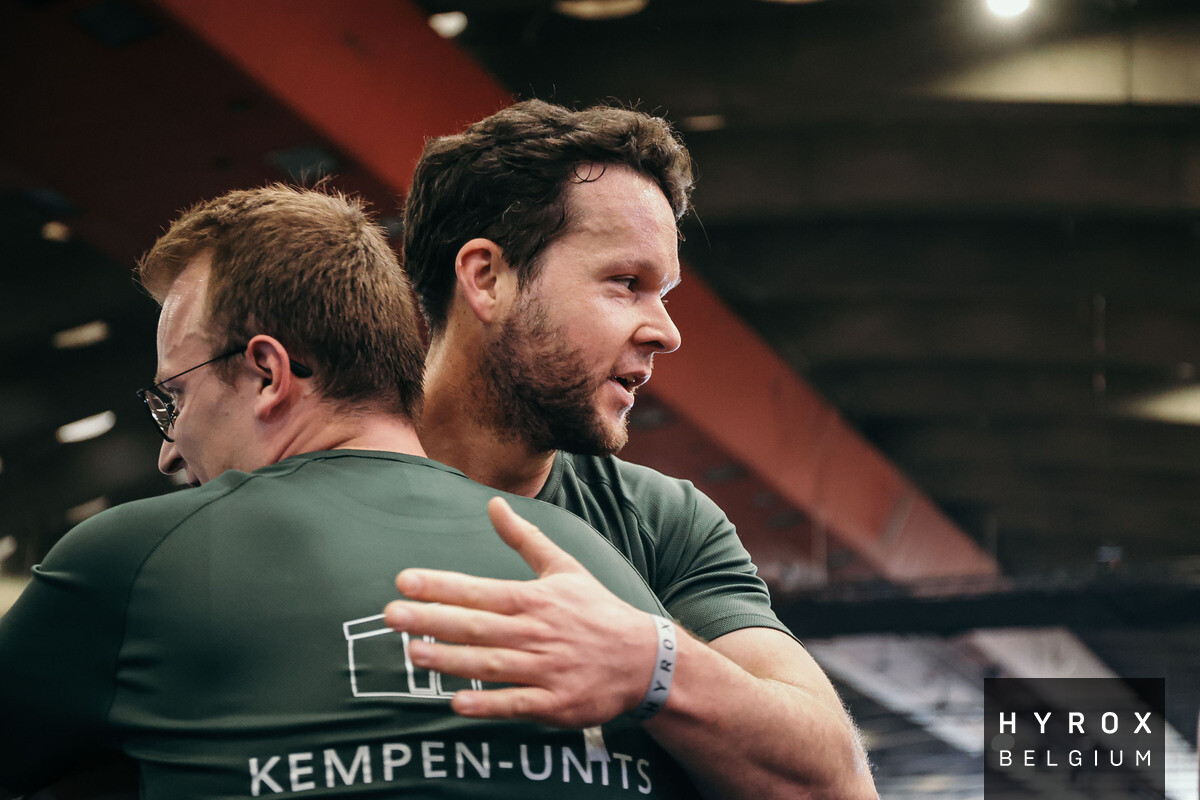 Lars tijdens HYROX in competitie